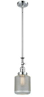 Franklin Restoration LED Mini Pendant in Polished Chrome (405|206-PC-G262-LED)