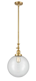 Franklin Restoration One Light Mini Pendant in Satin Gold (405|206-SG-G202-12)
