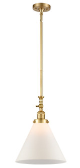 Franklin Restoration One Light Mini Pendant in Satin Gold (405|206-SG-G41-L)