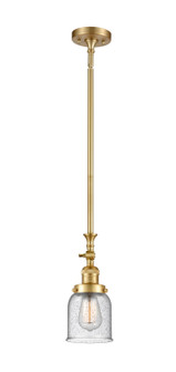 Franklin Restoration One Light Mini Pendant in Satin Gold (405|206-SG-G54)