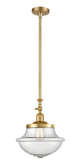 Franklin Restoration LED Mini Pendant in Satin Gold (405|206-SG-G544-LED)