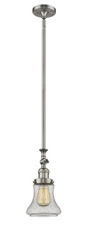 Franklin Restoration LED Mini Pendant in Brushed Satin Nickel (405|206-SN-G194-LED)