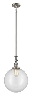 Franklin Restoration LED Mini Pendant in Brushed Satin Nickel (405|206-SN-G202-12-LED)