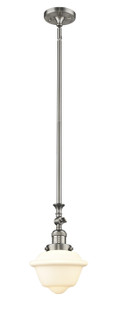 Franklin Restoration One Light Mini Pendant in Brushed Satin Nickel (405|206-SN-G531)