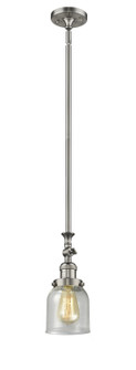 Franklin Restoration One Light Mini Pendant in Brushed Satin Nickel (405|206-SN-G54)
