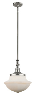 Franklin Restoration One Light Mini Pendant in Brushed Satin Nickel (405|206-SN-G541)