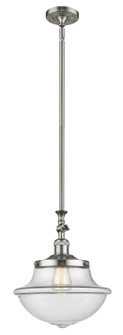 Franklin Restoration One Light Mini Pendant in Brushed Satin Nickel (405|206-SN-G542)