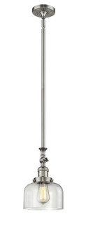 Franklin Restoration One Light Mini Pendant in Brushed Satin Nickel (405|206-SN-G72)