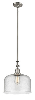 Franklin Restoration One Light Mini Pendant in Brushed Satin Nickel (405|206-SN-G74-L)