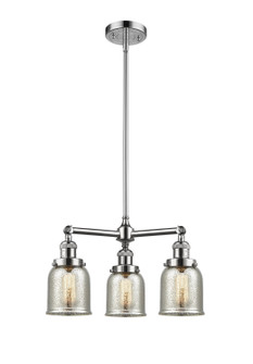 Franklin Restoration Three Light Chandelier in Polished Chrome (405|207-PC-G58)