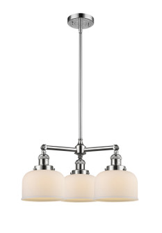Franklin Restoration Three Light Chandelier in Polished Chrome (405|207-PC-G71)