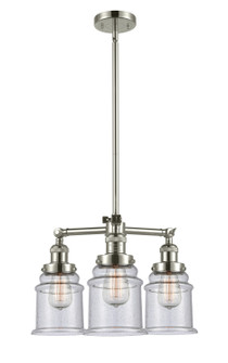 Franklin Restoration LED Chandelier in Polished Nickel (405|207-PN-G184-LED)