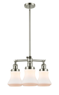 Franklin Restoration LED Chandelier in Polished Nickel (405|207-PN-G191-LED)