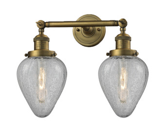 Franklin Restoration Two Light Bath Vanity in Brushed Brass (405|208-BB-G165)