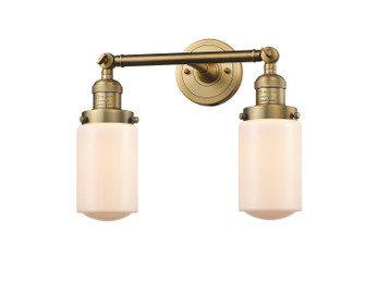 Franklin Restoration LED Bath Vanity in Brushed Brass (405|208-BB-G311-LED)