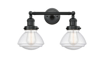 Franklin Restoration LED Bath Vanity in Matte Black (405|208-BK-G324-LED)