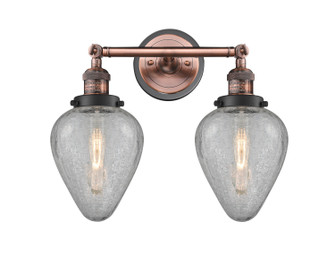 Franklin Restoration Two Light Bath Vanity in Antique Copper (405|208BP-ACBK-G165)