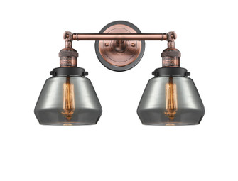 Franklin Restoration Two Light Bath Vanity in Antique Copper (405|208BP-ACBK-G173)