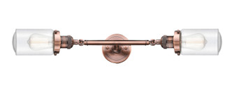 Franklin Restoration LED Bath Vanity in Antique Copper (405|208L-AC-G314-LED)