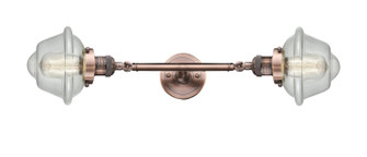 Franklin Restoration LED Bath Vanity in Antique Copper (405|208L-AC-G534-LED)