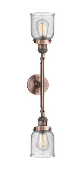 Franklin Restoration Two Light Bath Vanity in Antique Copper (405|208L-AC-G54)