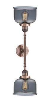 Franklin Restoration LED Bath Vanity in Antique Copper (405|208L-AC-G73-LED)