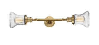 Franklin Restoration Two Light Bath Vanity in Brushed Brass (405|208L-BB-G194)