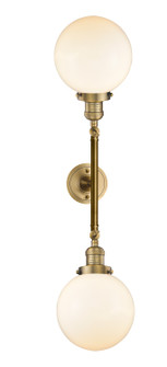 Franklin Restoration LED Bath Vanity in Brushed Brass (405|208L-BB-G201-8-LED)