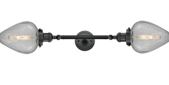 Franklin Restoration LED Bath Vanity in Matte Black (405|208L-BK-G165-LED)
