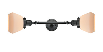 Franklin Restoration LED Bath Vanity in Matte Black (405|208L-BK-G171-LED)