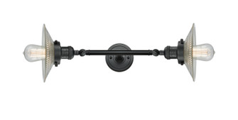 Franklin Restoration Two Light Bath Vanity in Matte Black (405|208L-BK-G2)