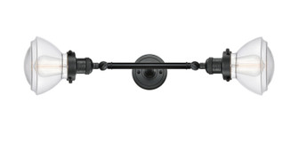 Franklin Restoration LED Bath Vanity in Matte Black (405|208L-BK-G322-LED)