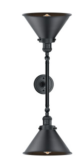 Franklin Restoration LED Bath Vanity in Matte Black (405|208L-BK-M10-BK-LED)