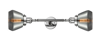 Franklin Restoration LED Bath Vanity in Polished Chrome (405|208L-PC-G173-LED)