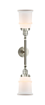 Franklin Restoration LED Bath Vanity in Brushed Satin Nickel (405|208L-SN-G181-LED)