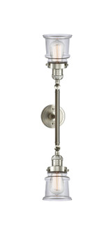 Franklin Restoration LED Bath Vanity in Brushed Satin Nickel (405|208L-SN-G182S-LED)