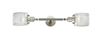 Franklin Restoration Two Light Bath Vanity in Brushed Satin Nickel (405|208L-SN-G302)