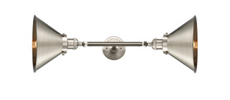 Franklin Restoration Two Light Bath Vanity in Brushed Satin Nickel (405|208L-SN-M10-SN)