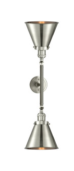 Franklin Restoration LED Bath Vanity in Brushed Satin Nickel (405|208L-SN-M13-SN-LED)