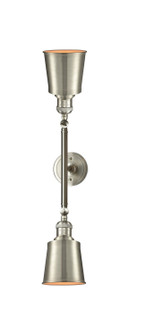 Franklin Restoration LED Bath Vanity in Brushed Satin Nickel (405|208L-SN-M9-SN-LED)
