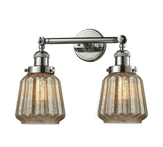 Franklin Restoration Two Light Bath Vanity in Polished Nickel (405|208-PN-G146)