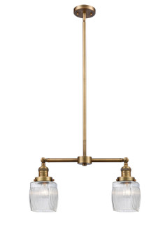 Franklin Restoration LED Island Pendant in Brushed Brass (405|209-BB-G302-LED)