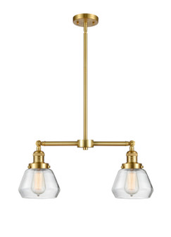 Franklin Restoration LED Island Pendant in Satin Gold (405|209-SG-G172-LED)