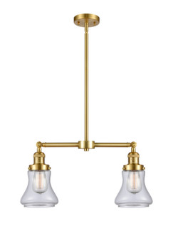 Franklin Restoration LED Island Pendant in Satin Gold (405|209-SG-G192-LED)