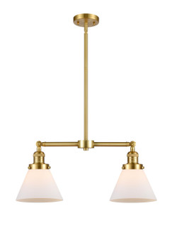 Franklin Restoration LED Island Pendant in Satin Gold (405|209-SG-G41-LED)