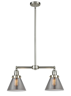 Franklin Restoration LED Island Pendant in Brushed Satin Nickel (405|209-SN-G43-LED)