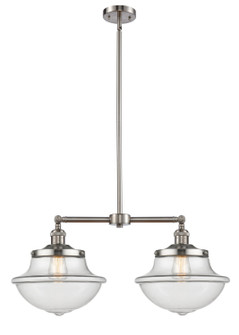Franklin Restoration LED Island Pendant in Brushed Satin Nickel (405|209-SN-G542-LED)