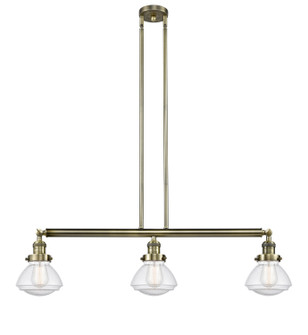 Franklin Restoration LED Island Pendant in Antique Brass (405|213-AB-G324-LED)