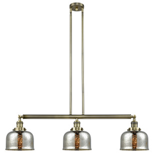 Franklin Restoration Three Light Island Pendant in Antique Brass (405|213-AB-G78)