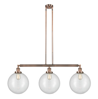 Franklin Restoration LED Island Pendant in Antique Copper (405|213-AC-G202-12-LED)